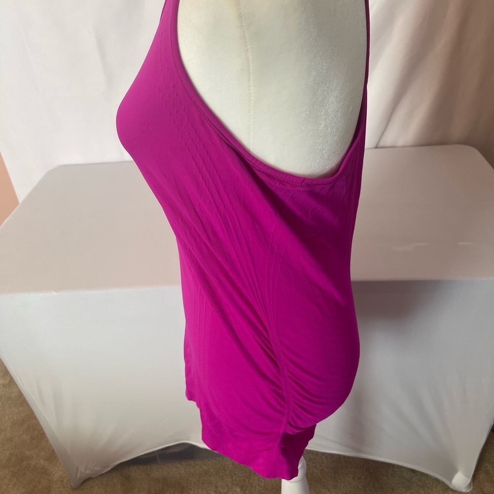 Athleta Women’s Magenta Racerback Tank Top - Picture 3 of 3